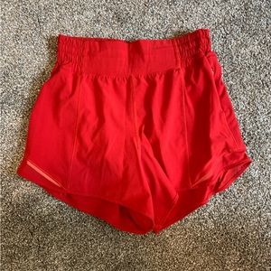 Lululemon High Rise Lined Short 4”